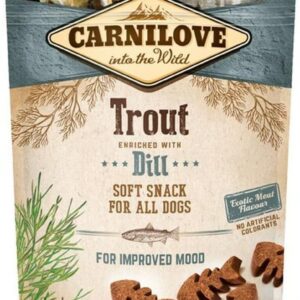 Carnilove Trout enriched with Dill Soft Snack for Dogs 200g
