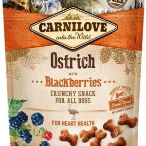 Carnilove Ostrich with Blackberries Crunchy Snack for Dogs 200g