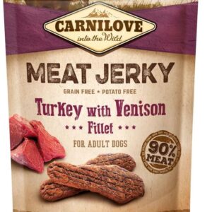Carnilove Jerky Snack Turkey With Venison Fillet 100g