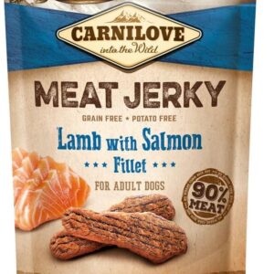Carnilove Jerky Snack Lamb With Salmon Fillet 100g