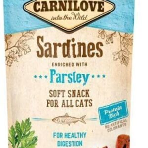 Carnilove Sardine enriched with Parsley Soft Snack for Cats 50g