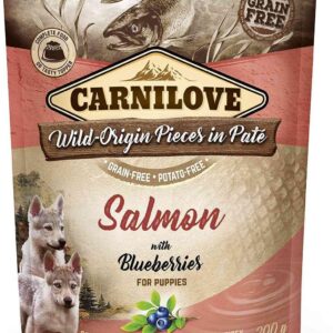 Carnilove Salmon with Blueberries for Puppies (Wet Food Pouches) 300g