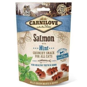 Carnilove Salmon with Mint Crunchy Snack for Cats 50g