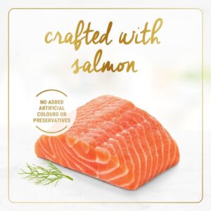 Nestle Fancy feast grilled Salmon in gravy 6x85g.