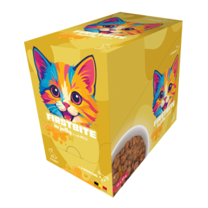 M-PETS Firstbite Rabbit in Jelly Wet Food Pouches for Cats 12x85g