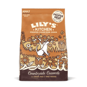 Lily's Kitchen Countryside Casserole with Chicken, Duck & Sweet Potatoes Adult Dry Dog Food (1kg)