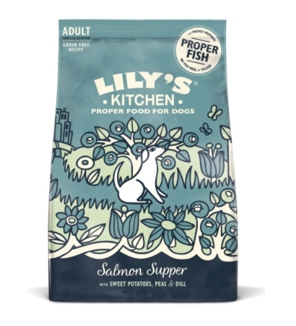 17851427081937361221.jpg Lily's Kitchen Salmon Supper Adult Dog Dry Food - 1KG - Image 1