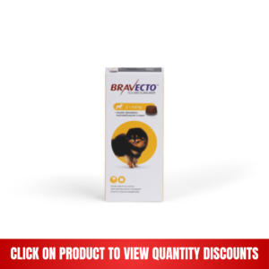 Bravecto Chewable for Dogs 2 - 4.5 kg Tablet 112.5mg Very Small Dogs