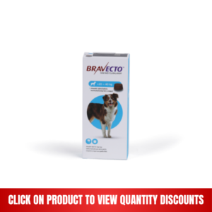 Bravecto Chewable for for Large Dogs 20 - 40 kg Tablet 1000mg