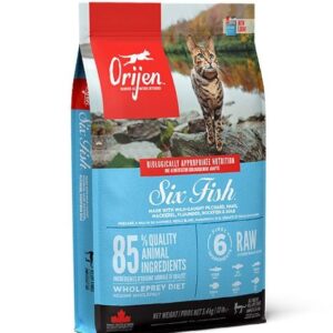 Orijen Six Fish Adult Dry Cat Food - 340G