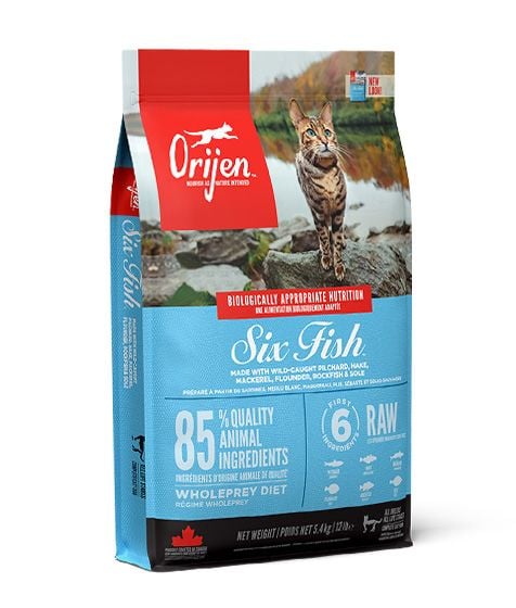 1785144977808922883.jpg Orijen Six Fish Adult Dry Cat Food - 340G - Image 1