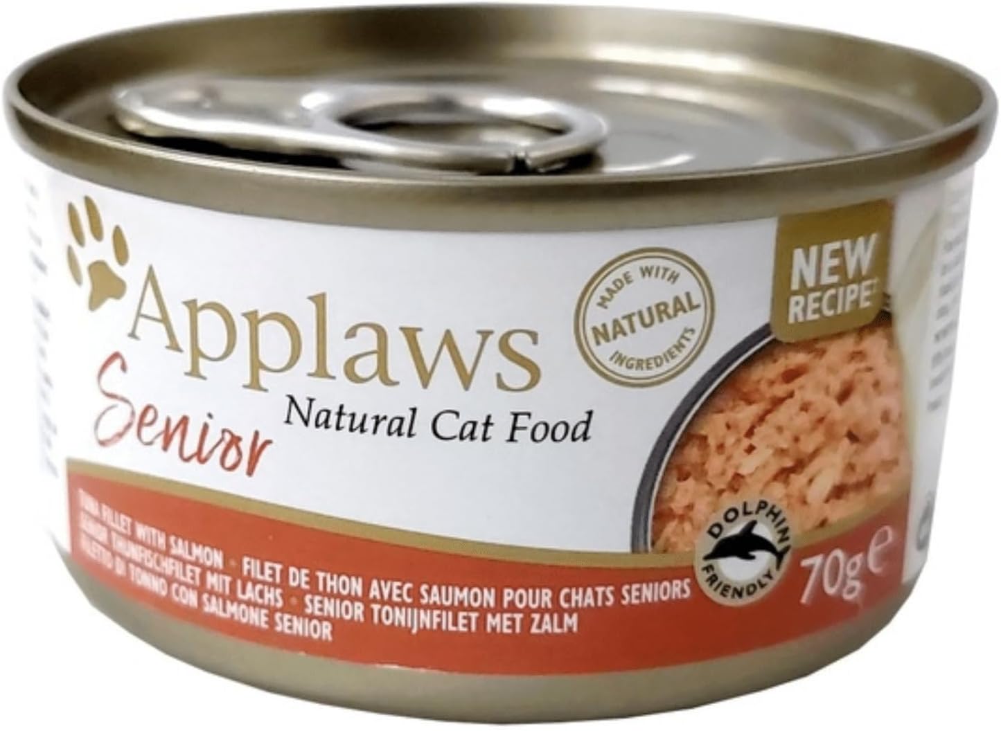 17851449791659144715.jpg Applaws Cat Senior Tuna w/ Salmon in Jelly Tin - 70g - Image 1