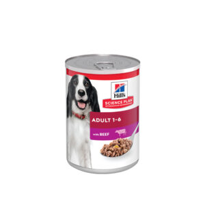 Hill's Science Plan Adult Dog Food with Beef - 370g