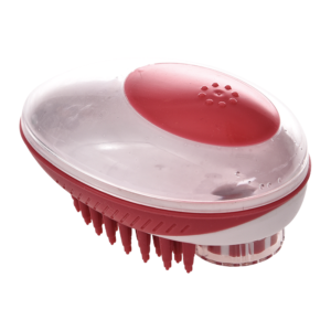 M-Pets Rubeaz Soap Dispenser & Brush Red