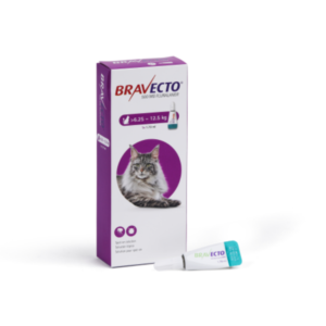 Bravecto Spot On for Cat 500mg 6.25 -12.5kg 1x 1.79ml Large Cats