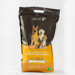 Zabeel Pets - Beef with Rice & Veggies | 840g (60g Ã— 14 Pouches)