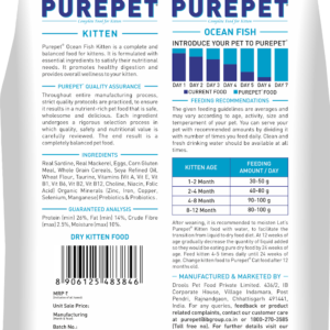 Purepet Kitten Ocean Fish 3kg