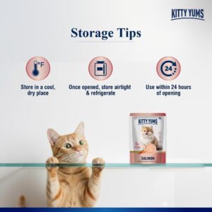 Kitty Yums SalmonMousseCat 80gm (5+1)pc
