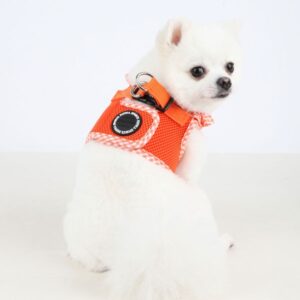 PUPPIA VIVIEN HARNESS B PINK S Neck 8.26" Chest 12.20"
