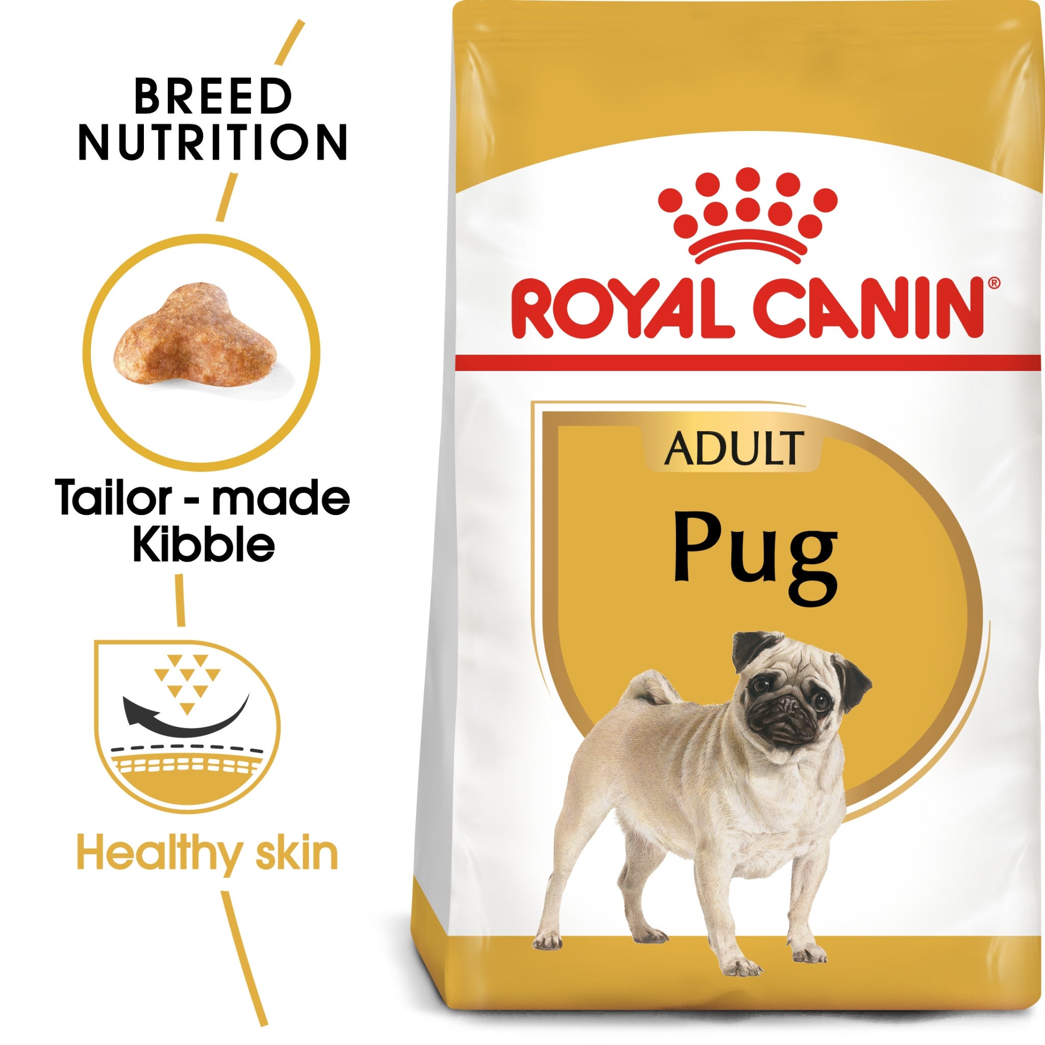 Breed Health Nutrition Pug Adult - 1.5 KG Breed Health Nutrition Pug Adult - 1.5 KG