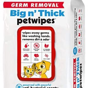 PETKIN Big Germ Pet Wipes - 100 Ct (1Box 4pcs)