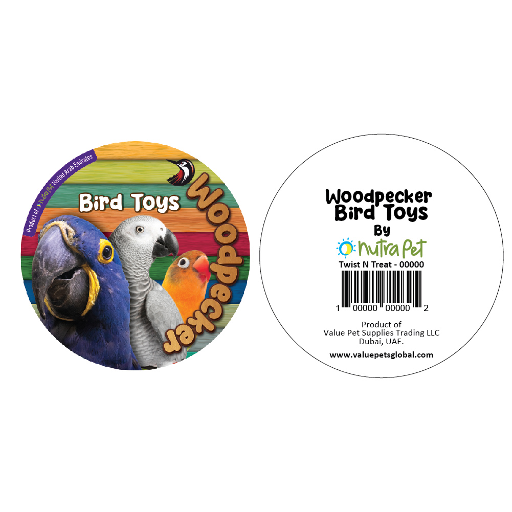 3-4.jpg Woodpecker Bird Toy A Triangle 43.5*15 Cm - Image 1