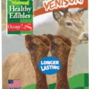 Nylabone Healthy Edibles Wild Venison Medium 2 count