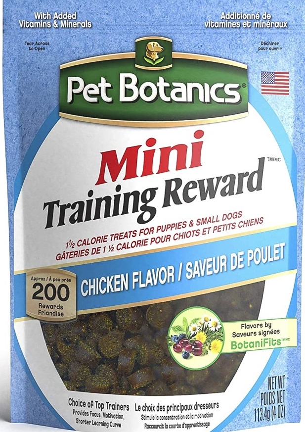 4-8.jpg Pet Botanics Training Rewards Mini Treats - Chicken - 4 oz - Image 1