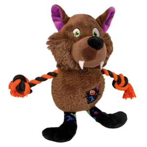 DOG TOY FRIGHT - DOG TOY FRIGHT WEREWOLF W/ ROPE 30cm