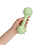 Zeus Duo Ball - Spike Dumbbell, 18cm, Green, Mint Scent
