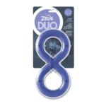 Zeus Duo Ball - Figure-8 Tug, 20cm, Purple,Bacon Scent