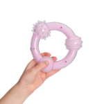 Zeus Duo Ball - Tri-Ring, 15cm, Lilac, Coconut Scent