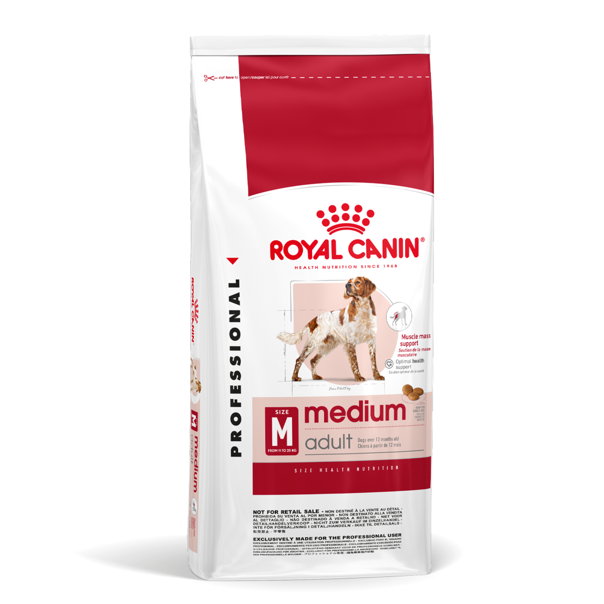 45592.png Size Health Nutrition Medium Adult Pro 17 kg - Image 1