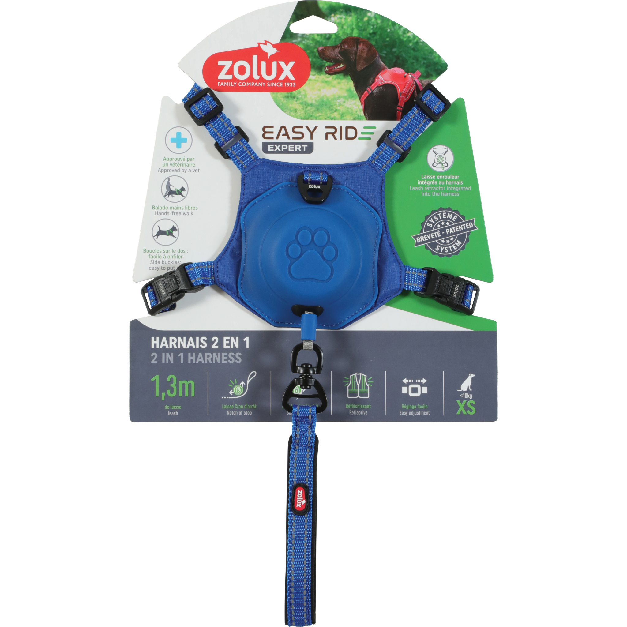 Easyride Harness - Blue XSmall Easyride Harness - Blue XSmall