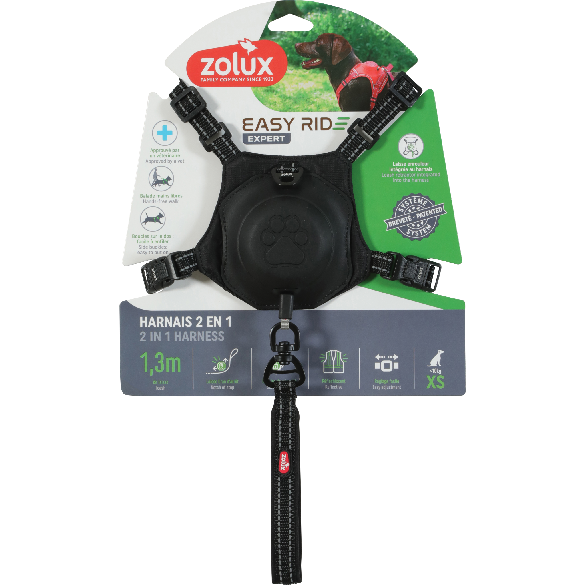 Easyride Harness - Black XSmall Easyride Harness - Black XSmall