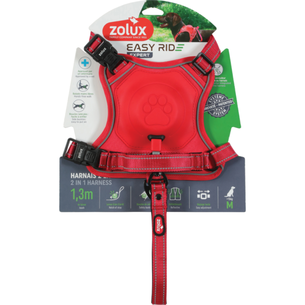 Easyride Harness - Red Medium