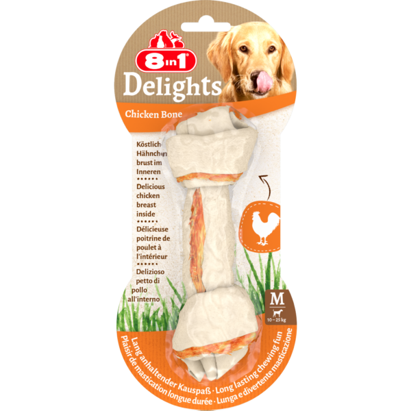 8in1 Delights Chicken Bones - M 65 g