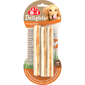 8in1 Delights Chicken Rings 119 g - Sticks 3 pcs 75 g