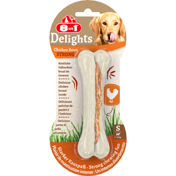 8in1 Delights Chicken Bones - Strong S 55 g
