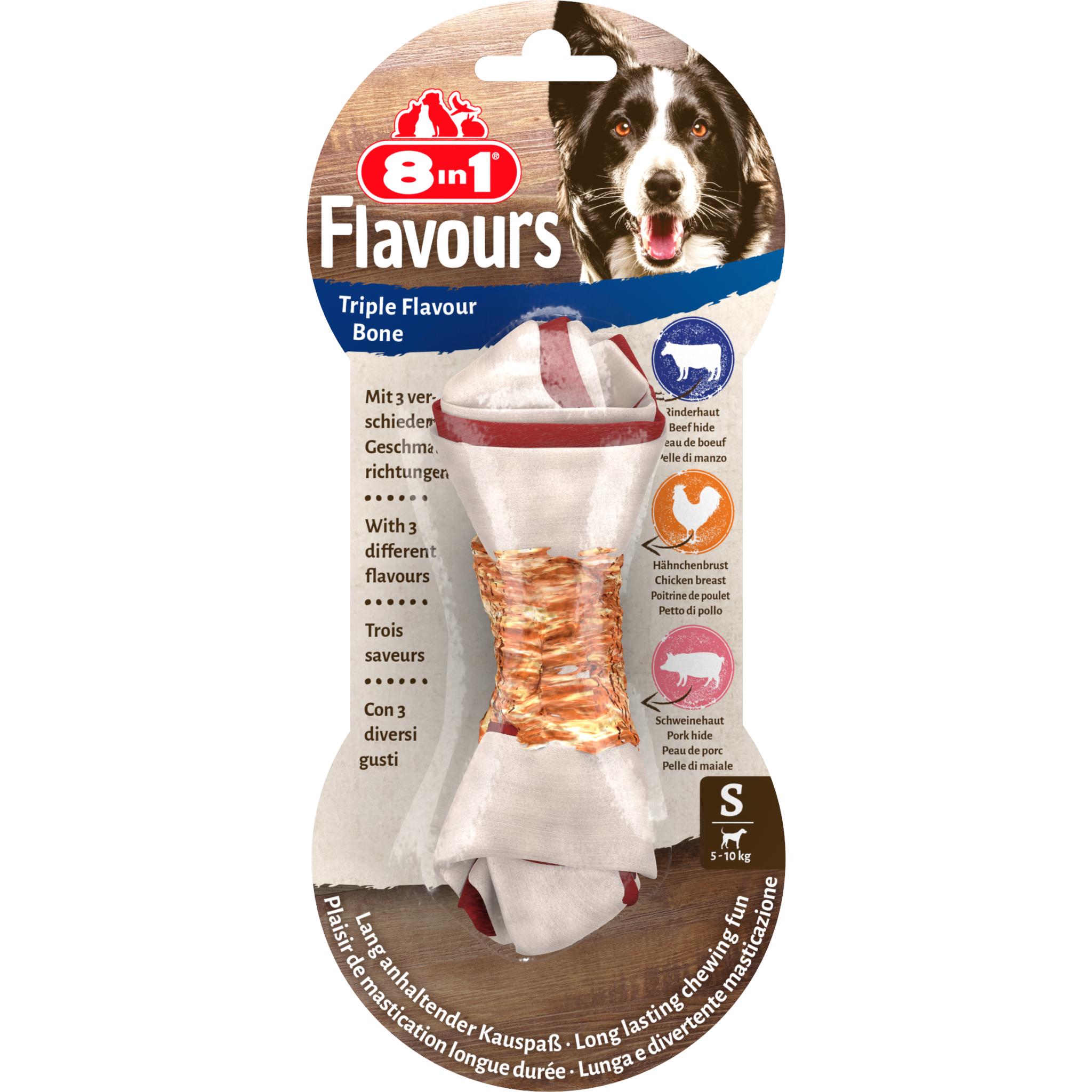 8in1 Triple Flavour Bone S, 35 g 8in1 Triple Flavour Bone S, 35 g