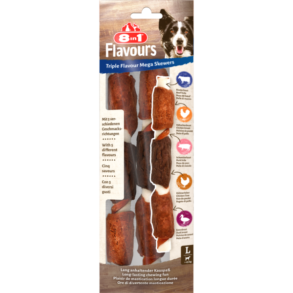 8in1 Triple Flavour Mega Skewers 160 g