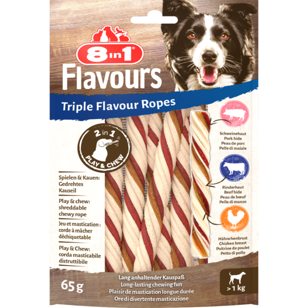 8in1 Triple Flavour Ropes 65 g
