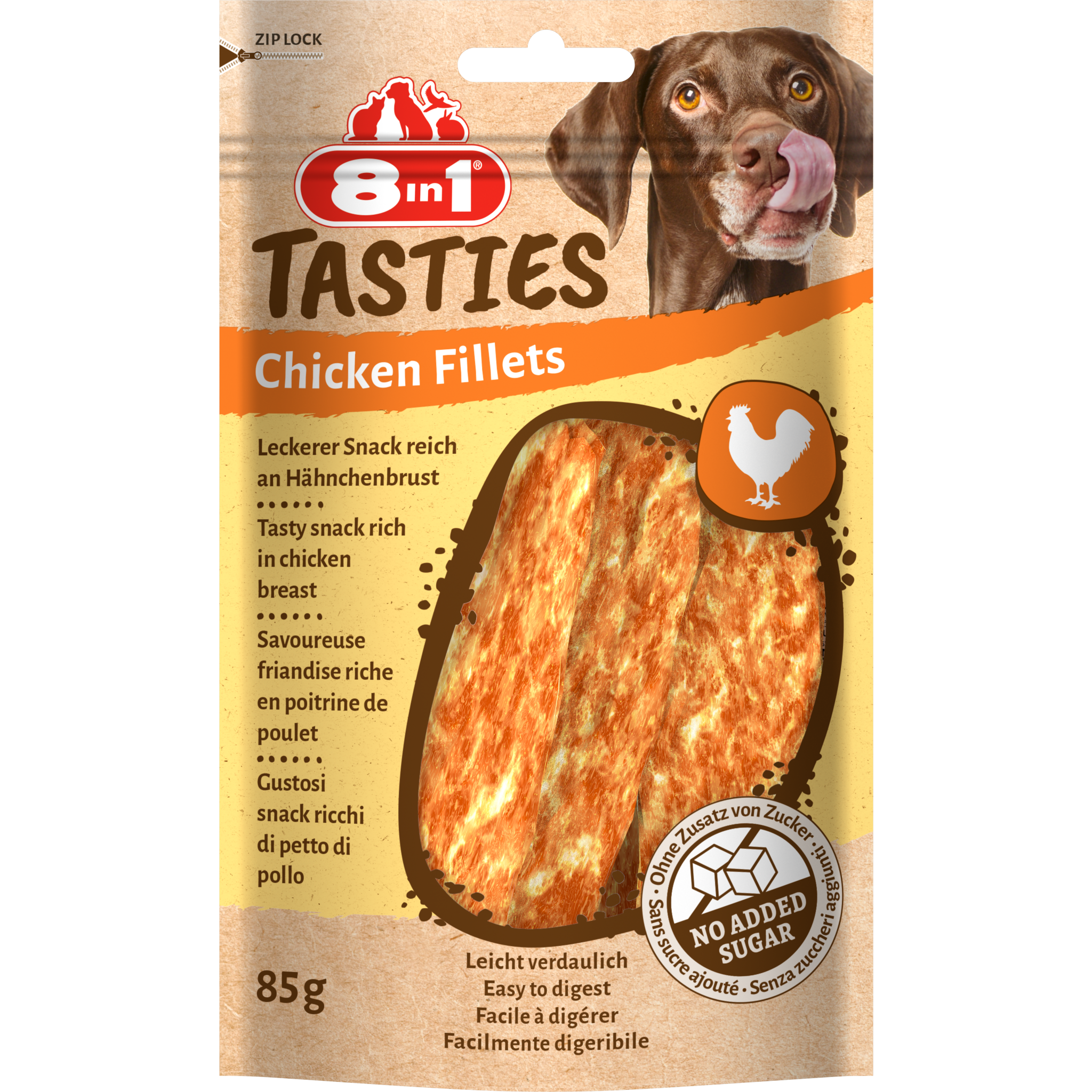 48384.png 8in1 Tasties Chicken Fillets 85 g - Image 1