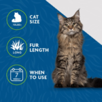 FURminator Undercoat deShedding Tool – Medium and Large Cat, Long Hair