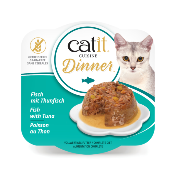 Catit Fish Dinner, Tuna & Carrot 75 g, 6 pcs/box