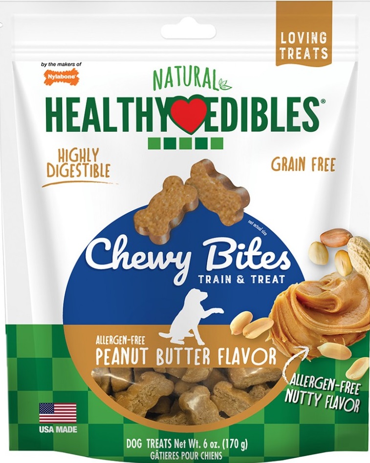 5-13.jpg Nylabone Healthy Edibles Chewy Bites Peanut Butter Flavor 6 oz - Image 1