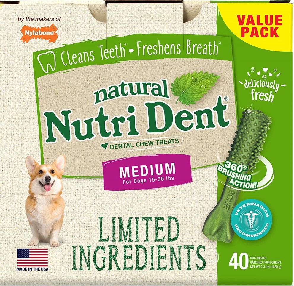 5-14.jpg Nylabone Nutri Dent Fresh Breath Single Med - Image 1