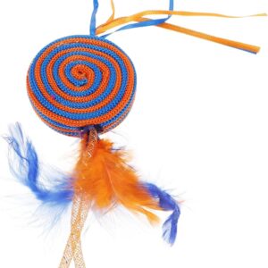 Wild Catz Rollin Candy Fabric, Feature Cat Toy Multicolors