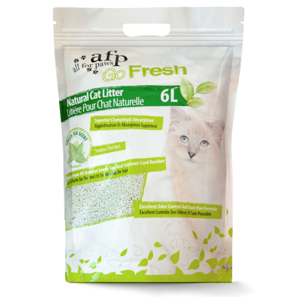 Clumping - Natural Cat Litter - Green Tea Scent/6 L