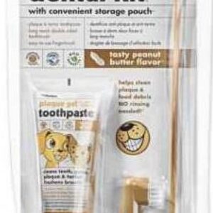 Petkin Plaque Dental Kit Peanut Butter Flavour